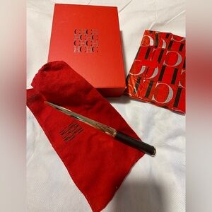 Carolina Herrera Red and Black Letter Opener Set
